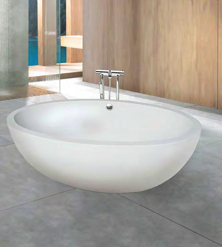 FREE STANDING BATH TUBS Fiddle Dimensions : 1810x1060x660mm W0704W I 165000 Features : Contemporary design harmonized with latest trends in home decor High-gloss LUCITE Special Cast Acrylic Sheet
