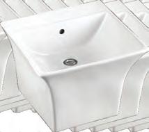 BASIN WITH HALF PEDESTAL soon coming soon coming ELEGANCE BASIN SQUARE