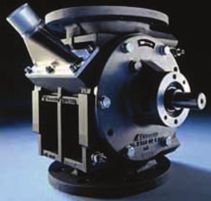 Rotary valve. A rotary valve, as shown in Figure 4, is the most common feeder for pneumatic conveying systems.
