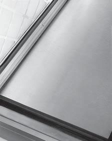 metal-to-metal contact between paneling and framework Minimizes cabinet