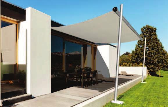 5 m 2 and compared to awnings and firmly fixed sun sails, it offers an unbelievable price / performance relationship. Compare it for yourself!