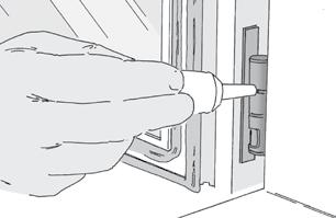 Doors can be fitted with a hinge to allow 180º opening but then cannot be fitted with a friction arm.