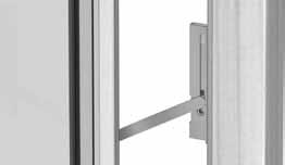 The PN-fitting makes it difficult for unwanted guests to enter if the window is open.