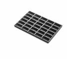Trays Accessories Compatible ovens Product code LEC30023 GN 2/3 stainless steel tray 354x325x65 mm (WxDxH) PF6004/D 30,00 Product code LEC30024 GN 2/3 stainless steel perforated tray 354x325x65 mm