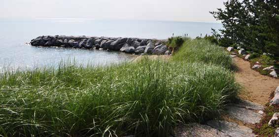 requires sensitivity to aesthetics of structure; may be eligible for Great Lakes Fishery and Ecosystem Restoration (GLFER) Program funding (US Army Corps of Engineers); requires