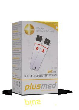 fasttest Blood Glucose Test Strips / Bandelettes de glycémie The plusmed fasttest Blood Glucose Test Strips are used with the plusmed fasttest