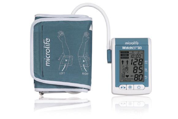 Blood Pressure Monitor WATCH BP O3 Ambulatory Blood Pressure System Système Tensiometre Ambulatoire Wide Screen / Écran grand Lightweight and compact Suitable design to ESH/AHA