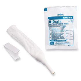 External (Condom) Catheter / Etuis Péniens DISPOSABLE / STERILE - Jetable / Sterile Soft, pure latex Compatibility to all standard urine bags With soft adhesive tapes Sizes: Medium (25 mm), large (30