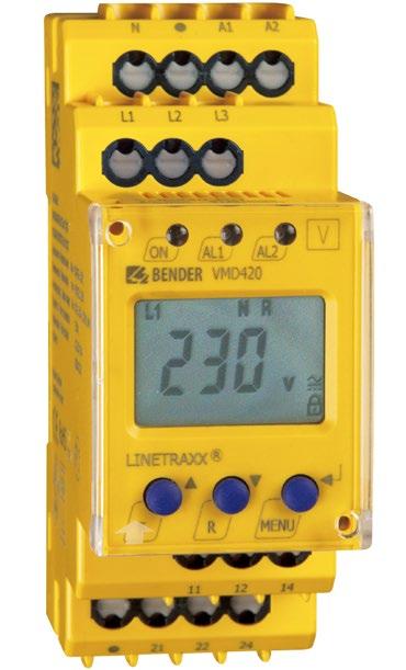 LINETRAXX VMD420 Multi-functional voltage relay for 3(N)AC systems,