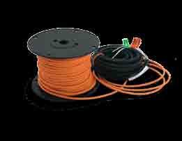 ProMelt ProMelt 120VAC Cable Spools Total Sq. ft. Total Sq.Ft Wire Est. 3 OC 4 OC Order Model Length Amp Total Ship Wt. (50 W/Sq.Ft.) (38 W/Sq.Ft.) Number Number (ft.) Draw Watts (lb.