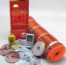 NEW TapeMat 19 Sizes of 120 Volt Mat Kits Available! 10 Sizes of 240 Volt Mat Kits Available!