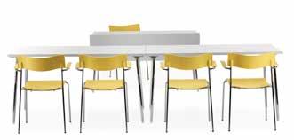 Table top Basic, of 22 mm MDF with white/grey melamine NCS S1002-Y incl. matching 2 mm plastic edges. Alt. ash decor incl. 2mm light grey plastic edge.