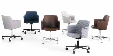 CAROUSEL COMPACT COMFORT Gunilla Allards conference chair Carousel provides maximum comfort in a compact format.