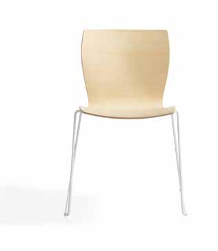 The beauty of the graceful Rio form is a welcome surprise: stacking chairs are normally quite practical things, with limitations of style and expression. Rio marries art and technology.