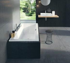 Forms concept Forms Concept Forms 01 Set Subtle transformation of shapes in two forms. Puristic, clean set of bath and washbasin with a refreshing element of asymmetry.