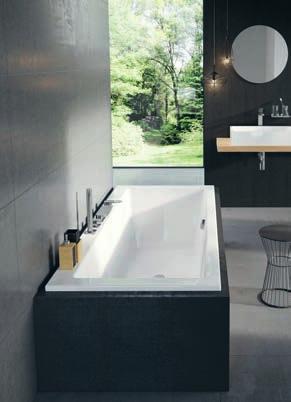 With the option of custom final implementation You yourself can aesthetically finalise the design of the bath so that it fits with your personality and your bathroom.