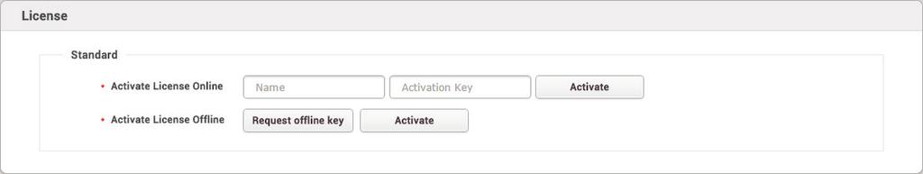License Activation You can activate the purchased license key online through an internet connection.