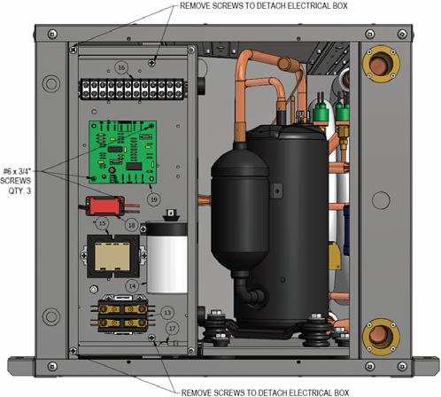Fuse/ Minimum Power Supply Compressor Fan FLA MCA Identifier Pump Breaker Wire Size V-ø-Hz MIN MAX RLA LRA RLA Max.A Amps Amps Amps ga 1 208/230-1-60 187 253 9.5 43 2.8 1.5 14.0 16.