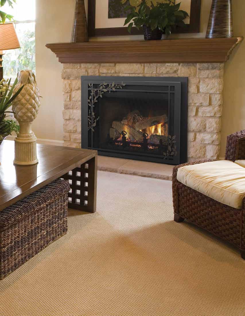 Upgrades in Performance and Style Quadra-Fire FireBrick gas inserts fit directly into existing fireplaces and immediately provide upgrades in performance, durability and style.