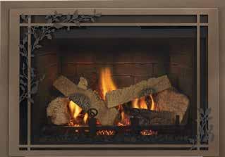 Gas firebrick Inserts Distance from Firebox to Mantel Step 1 Measure your existing fireplace The height, width and depth of the existing fireplace opening is needed to ensure an appropriately-sized