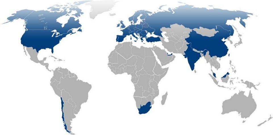 Systemair Group 49 countries