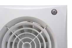 The unit starts automatically when a movement is detected within a maximum distance of 4 meters from the fan.