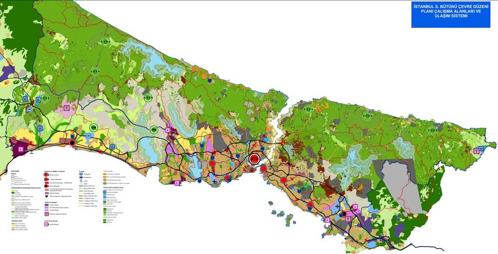 STRATEGIC PLAN of ISTANBUL 2025 integration of regional and transport planning polycentric settlement pattern, compact