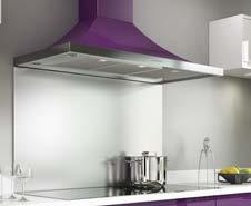 + Colour and finish Hoods are available in brushed or polished stainless, or they can be painted to match any RAL colour or to match a provided swatch.