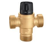 5231 series thermostatic mixing valves can also be used for regulating the flow temperature in radiant panel heating systems, to which it assures a constant and accurate control with ease of