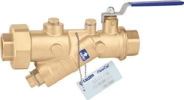 6 B DYNAMIC BALANCING VALVES FOR HYDRONICS 121 FlowCal Automatic flow balancing valve with integral ball valve. Brass body. Patented anti-scale, low noise polymer FlowCal cartridge.