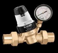 6 C PRESSURE REDUCING VALVES FOR PLUMBING 535H PresCal PRV Pre-adjustable pressure reducing valve for residential and commercial applications. DZR low lead "Ecobrass" body.
