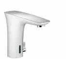PuraVida 480 Electronic basin mixer with temperature control mains connection 230 V. ComfortZone 130. projection 129 mm. flow rate:5 l/ min. theft-proof aerator.