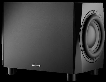 long-throw MSP woofer 22-175 Hz frequency range Master/Slave feature