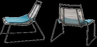 use Elba chairs durasint coated steel