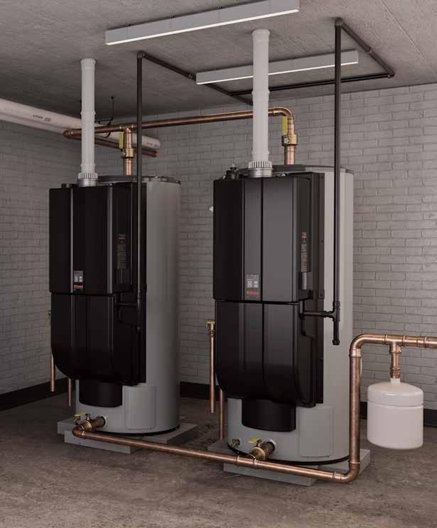 the tank lengthening the life of the unit and its ability to consistently output hot water Easy, cost-effective maintenance with readily available parts Satisfaction
