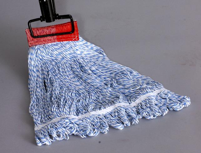 Germ Resistant Antimicrobial Looped End Wet Mop Wet Mops Our Antimicrobial Looped End wet mop fights to stay clean.