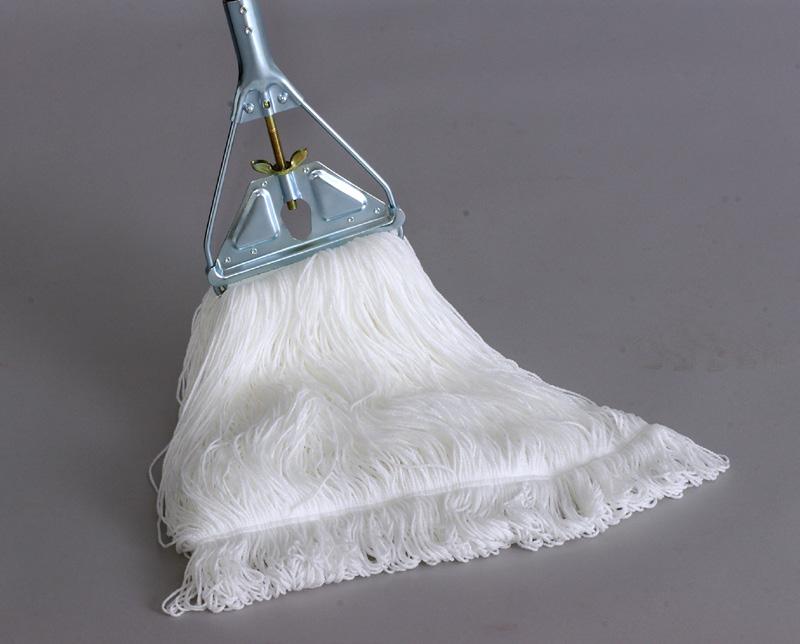 Wet Mops Monofilament Looped End Wet Mop Sold individually / NO case minimums Our Monofilament Looped End finish mop offers a solution to the main problems of floor finishing: lint, operator fatigue