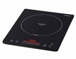 99 Comfort induction cooker IK 23 Solid coloured glass ceramic surface Cooking area: 28 x 27 cm Temperature control (60-240 C) 10 power steps Timer function (5-180 min) Safe: - Automatic pot