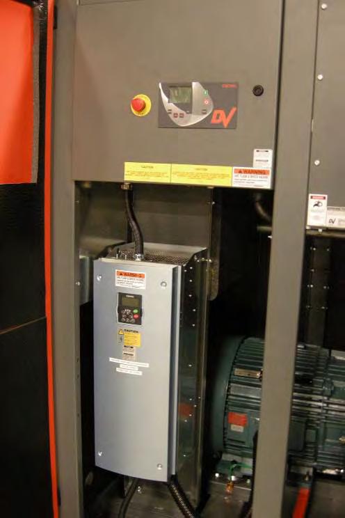 Variable Speed Drive Your DV Systems K Series Rotary Screw Compressor Unit may be equipped with a Vacon Variable Speed Drive, or VSD.