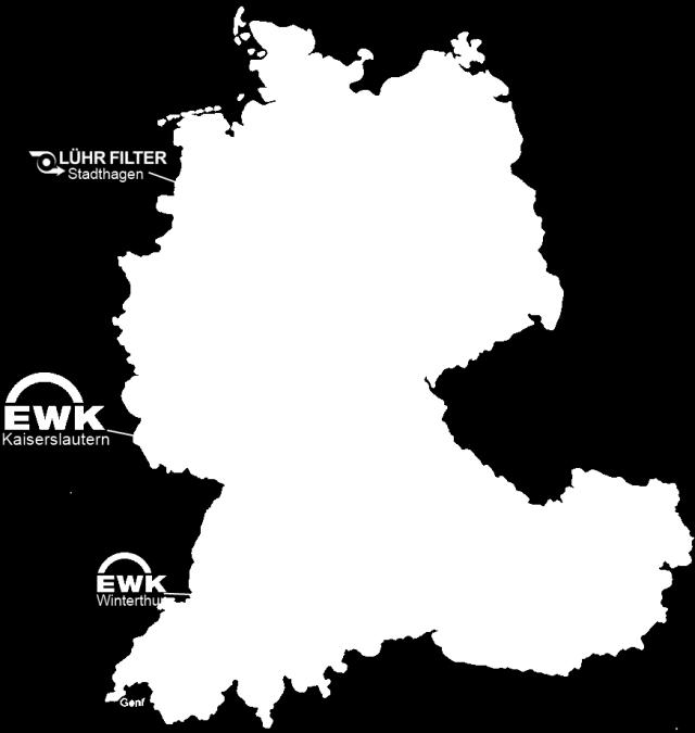 Locations GERMANY AUSTRIA