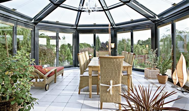 8 Schüco Conservatories a sheer delight More living space.