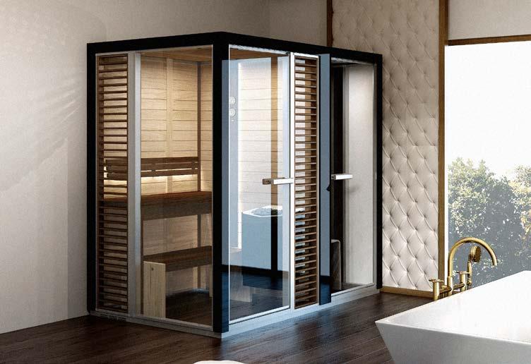 STEAM ROOMS I TYLÖHELO STEAM ROOM IMPRESSION STEAM COLUMN TX The Impression Twin is a modular