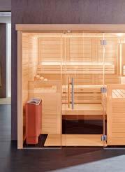It s up to you to decide what type of wood you want for the walls and interior fittings, as well as how much glass surface you want for your sauna room.