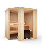 SAUNA ROOMS I TYLÖHELO MODULAR SAUNA ROOM PANEL MODULAR SAUNA ROOM SOLID WOOD A perfect sauna solution for residential use.