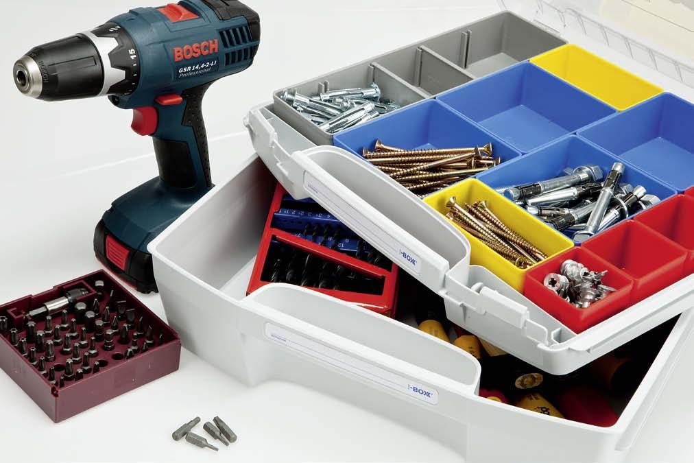 i-boxx and LS drawer the flexibility you need Attractively priced small drawer for the safe transport of small components such as screws, washers, dowels as well as wire end sleeves, etc.