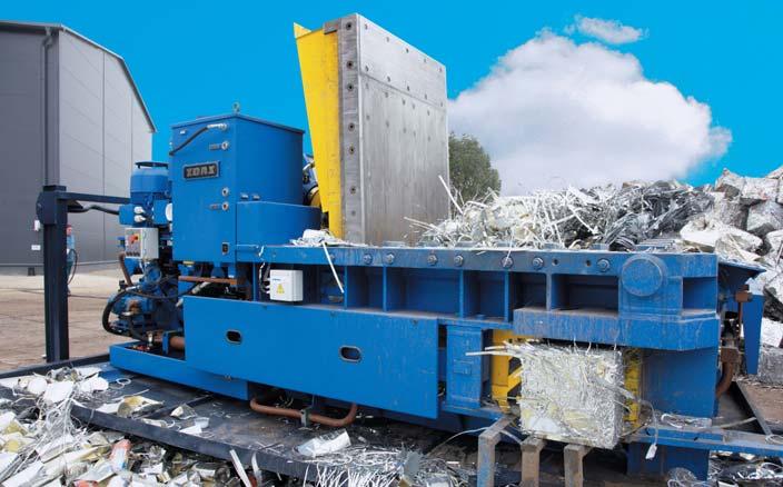 BALING PRESS WITH COVER CPB 100 MOBILE EQUIPMENT ZDAS Baling Presses are offered in two versions With folding cover pressing in two directions (CPB) With horizontal and