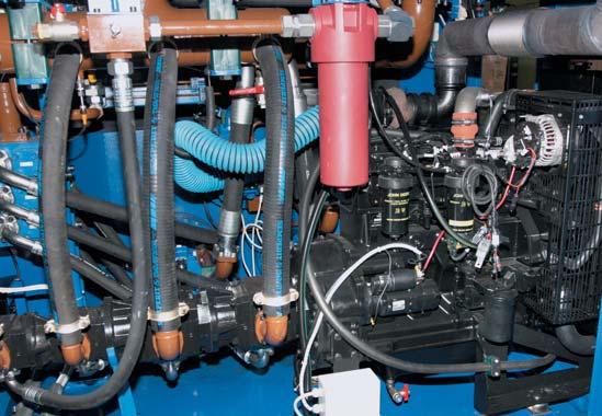 service life of the pumps when working at lower speeds Maintenance downtime is reduced Both diesel and electric versions