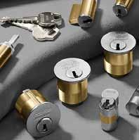 Available for mortise, rim, component, and Large Format Interchangeable Core (LFIC) cylinders.