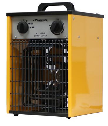 HEATING CATALOGUE ELECTRIC FAN HEATERS PT-02-230-EU / PT-03-230-EU / PT-033-230-EU / PT-05-400-EU * Sizes vary by model PT-09-400-EU 2 Heat Settings* 3 Heat
