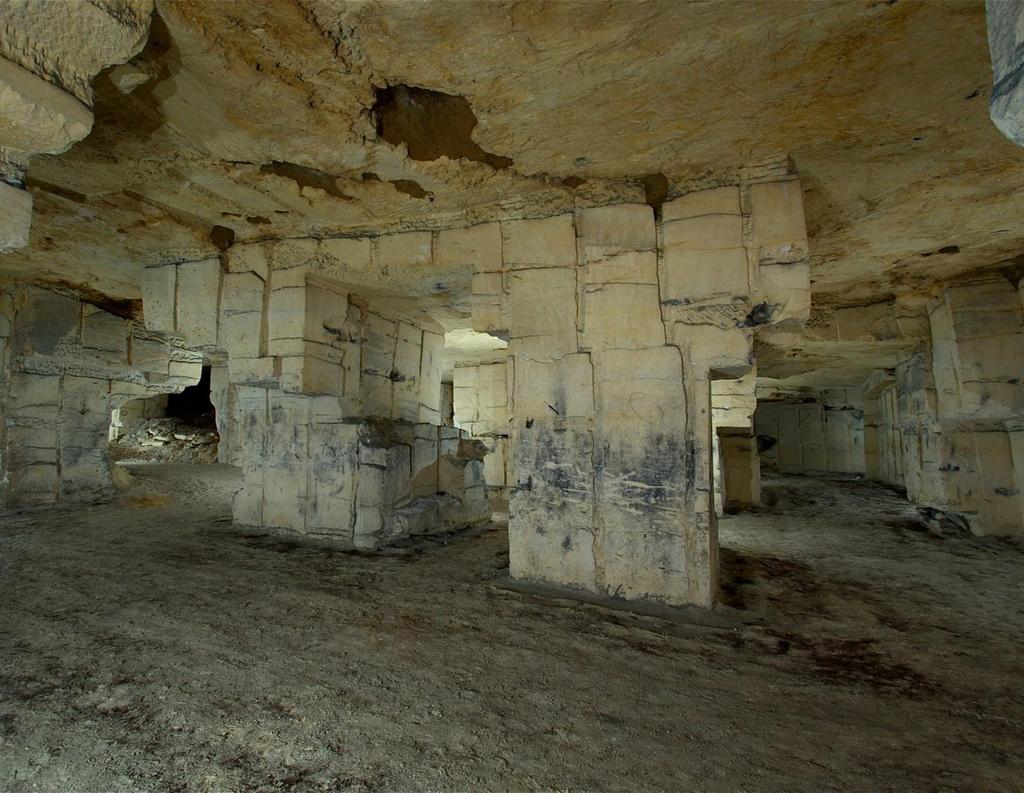 Historical limestone quarries